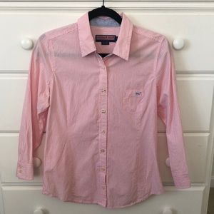 Vineyard Vines 3/4 striped Oxford